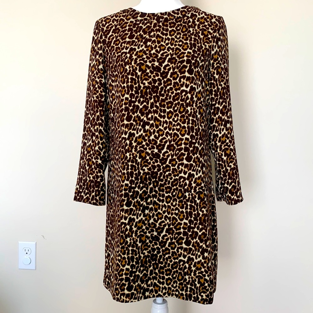 EUC J.Crew Leopard Print Dress 2